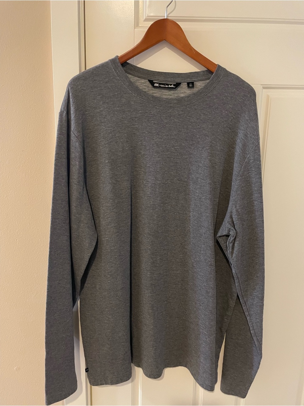 Men's Long-Sleeve Crewneck Shirt by Travis Mathew